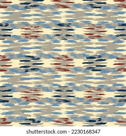 Seamless abstract pattern in doodle style with the image of colorful strokes. 