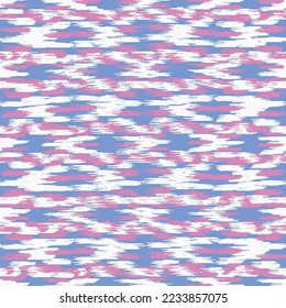 Seamless abstract pattern in doodle style with the image of colorful strokes. 