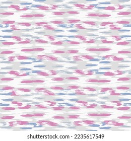 Seamless abstract pattern in doodle style with the image of colorful strokes. 