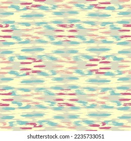 Seamless abstract pattern in doodle style with the image of colorful strokes. 