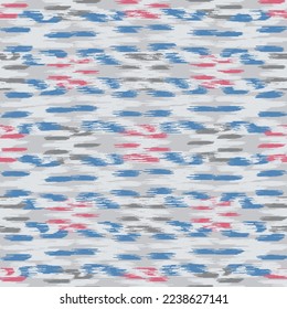 Seamless abstract pattern in doodle style with the image of colorful strokes. 