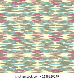 Seamless abstract pattern in doodle style with the image of colorful strokes. 