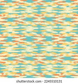 Nahtlose abstrakte Muster im Doodle-Stil mit dem Bild von bunten Strichen. 