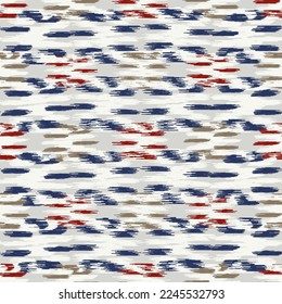 Seamless abstract pattern in doodle style with the image of colorful strokes. 