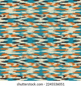 Seamless abstract pattern in doodle style with the image of colorful strokes. 