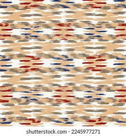 Seamless abstract pattern in doodle style with the image of colorful strokes. 
