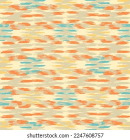 Seamless abstract pattern in doodle style with the image of colorful strokes. 