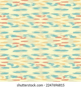 Seamless abstract pattern in doodle style with the image of colorful strokes. 