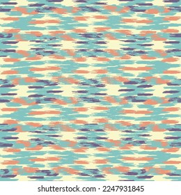 Seamless abstract pattern in doodle style with the image of colorful strokes. 