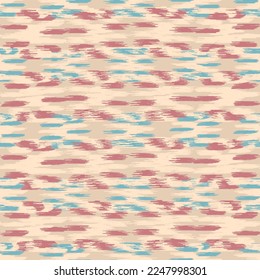 Seamless abstract pattern in doodle style with the image of colorful strokes. 