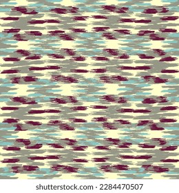 Seamless abstract pattern in doodle style with the image of colorful strokes. 