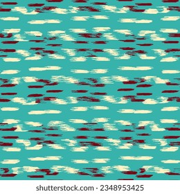 Seamless abstract pattern in doodle style with the image of colorful strokes. 