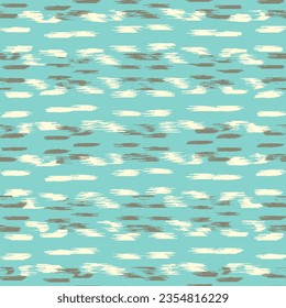 Patrón abstracto sin fisuras en estilo doodle con la imagen de trazos coloridos. 