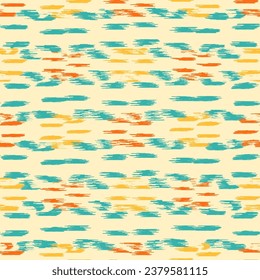 Seamless abstract pattern in doodle style with the image of colorful strokes. 