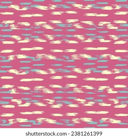 Seamless abstract pattern in doodle style with the image of colorful strokes. 
