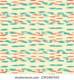 Seamless abstract pattern in doodle style with the image of colorful strokes. 