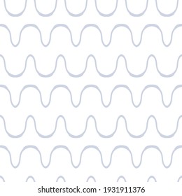 seamless abstract pattern with doodle wave vector illustration. Good for textile, wallpaper, card, cover, stationary.