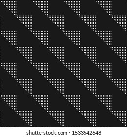 Seamless abstract pattern with dots elements. Semitone ornament of square format.