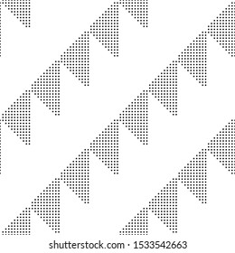 Seamless abstract pattern with dots elements. Semitone ornament of square format.