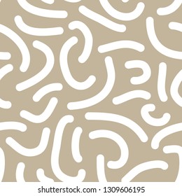 Seamless Abstract Pattern With Earth Tone Background Color