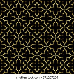 Seamless abstract pattern. Elegant ornate texture in baroque style. Vector illustration. Can be used for wallpaper, textiles, wrapping paper, design, web page, background.
