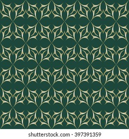 Seamless abstract pattern. Elegant ornate texture in damask style. Vector illustration. Can be used for wallpaper, textiles, wrapping paper, page fill, design, web page, background.