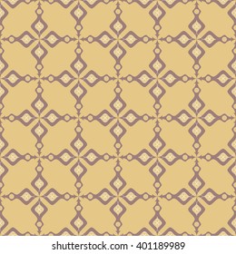 Seamless abstract pattern. Elegant ornate texture in damask style. Vector illustration. Can be used for wallpaper, textiles, wrapping paper, page fill, design, web page, background.