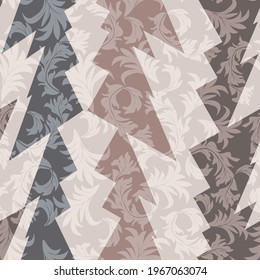 Seamless abstract pattern. Endless pattern can be used for ceramic tile, wallpaper, linoleum, web page 