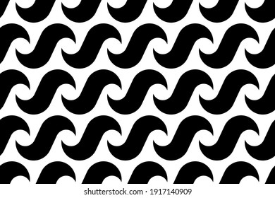 Patrón abstracto sin inconvenientes. Ornamento sin fin. Ilustración vectorial. 