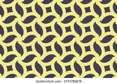 Seamless abstract pattern. Endless ornament. Vector illustration. Cutting stencil.