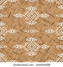 Seamless abstract pattern in ethnic style. Print for textile and paper. Vector illustration.