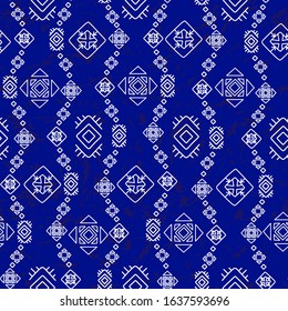 Seamless abstract pattern in ethnic style. Print for textile and paper. Vector illustration.