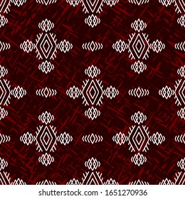 Seamless abstract pattern in ethnic style. Print for paper and textiles. Vector illustration.