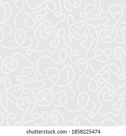 Seamless abstract pattern. Ethnic vector textured monochrome gray background