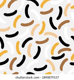 Seamless abstract pattern for fabrics, textiles, paper, packaging, curtains, pillows, covers, bed linen. Vector illustration.