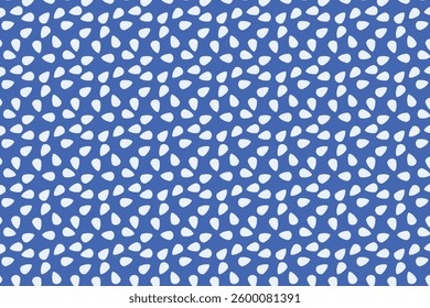 A seamless abstract pattern featuring scattered teardrop-shaped elements arranged in a random yet balanced layout. Suitable for backgrounds, textiles, packaging, and creative designs.