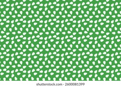 A seamless abstract pattern featuring scattered teardrop-shaped elements arranged in a random yet balanced layout. Suitable for backgrounds, textiles, packaging, and creative designs.