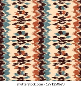 Seamless abstract pattern with floral ornament

