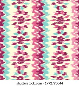Seamless abstract pattern with floral ornament
