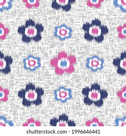 Seamless abstract pattern with floral ornament
