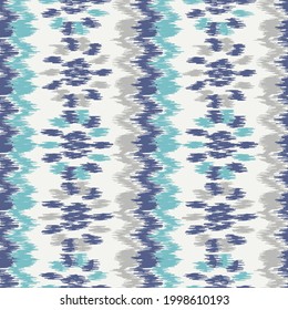 Seamless abstract pattern with floral ornament
