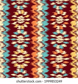 Patrón abstracto sin inconvenientes con adorno floral
