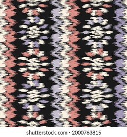 Seamless abstract pattern with floral ornament

