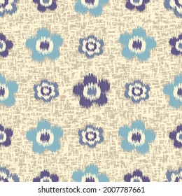 Seamless abstract pattern with floral ornament
