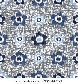 Seamless abstract pattern with floral ornament
