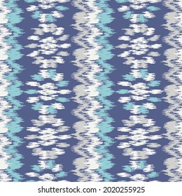 Seamless abstract pattern with floral ornament
