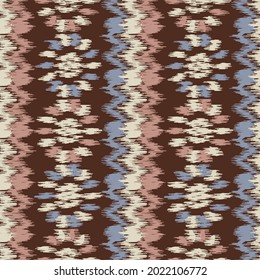 Seamless abstract pattern with floral ornament
