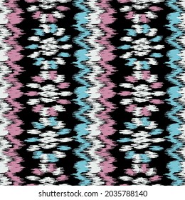 Patrón abstracto sin inconvenientes con adorno floral
