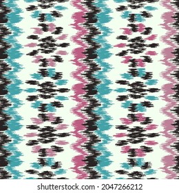 Seamless abstract pattern with floral ornament
