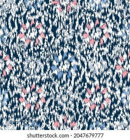 Seamless abstract pattern with floral ornament
